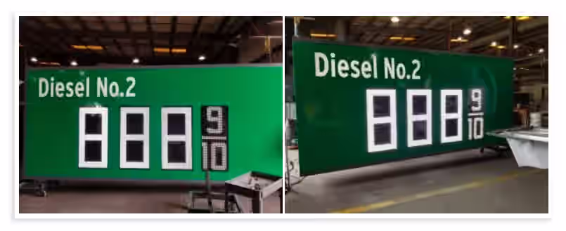 diesel sign